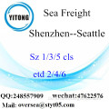 Shenzhen Port LCL Konsolidierung nach Seattle